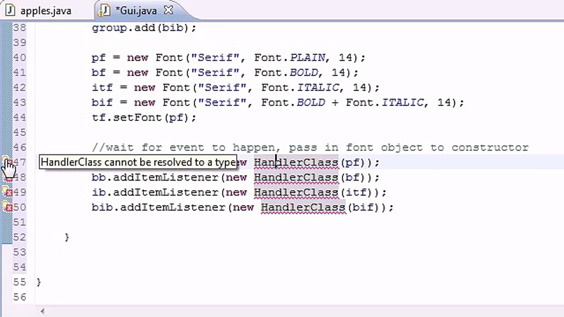 Java Programming Tutorial - 67 - JRadioButton Final Program