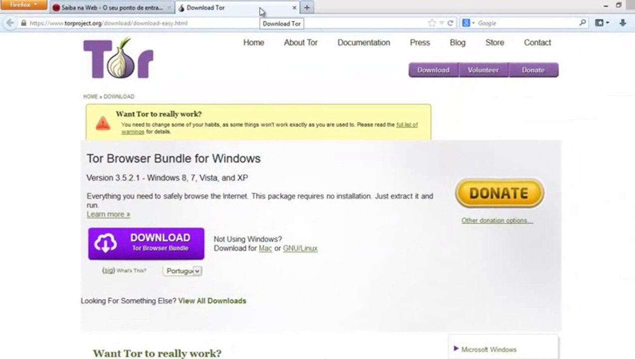 Tor browser 4.0.2 Portable for windows