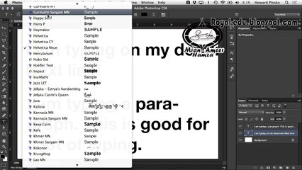 Photoshop Type Basics & Advanced Techniques