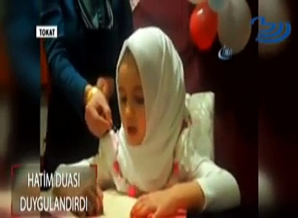 Tokatlı Minik Ecrin'den duygulandıran hatim duası