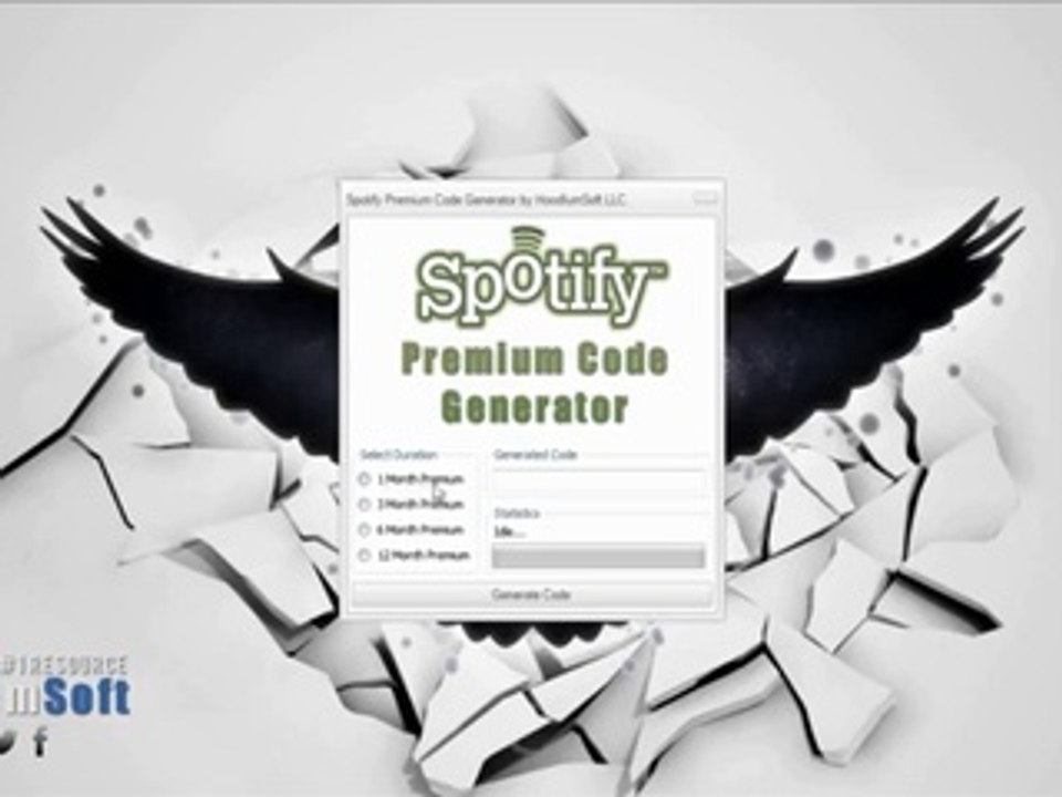 Spotify Premium code generator