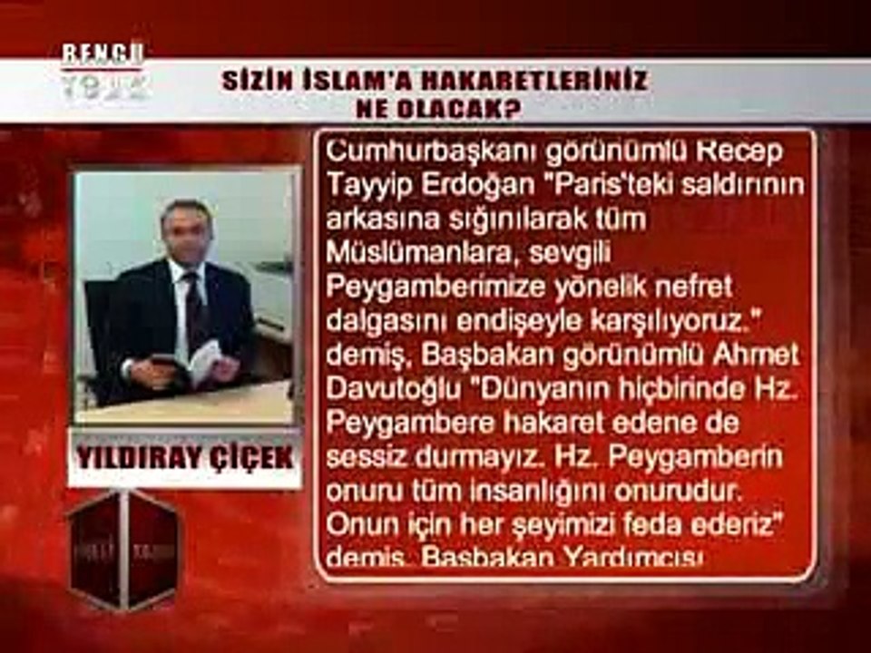 KÖŞELİ YAZILAR - YILDIRAY ÇİÇEK 19.01.2015