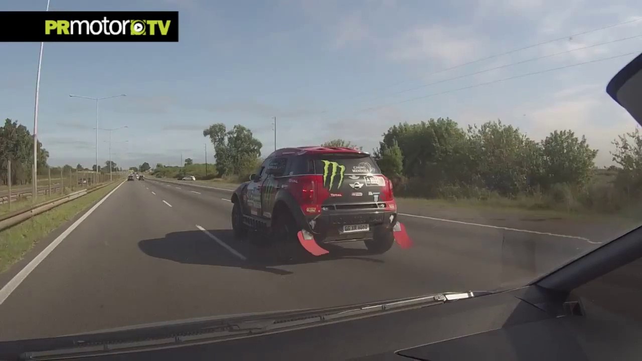 Perseguimos a Orlando Terranova (Mini) en el Dakar 2015 Buenos Aires - PRMotor TV (HD)