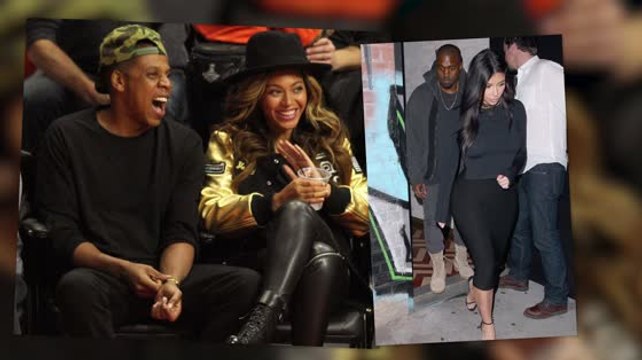 Beyoncé Covers Up At The Lakers Game Before Double Dating With Kimye