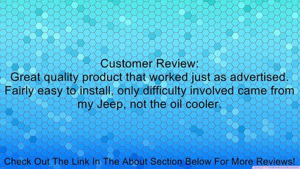 Derale 13502 Series 8000 Plate and Fin Transmission Oil Cooler Review