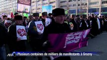 Tchétchénie: des centaines de milliers de manifestants à Grozny contre toute caricature de Mahomet