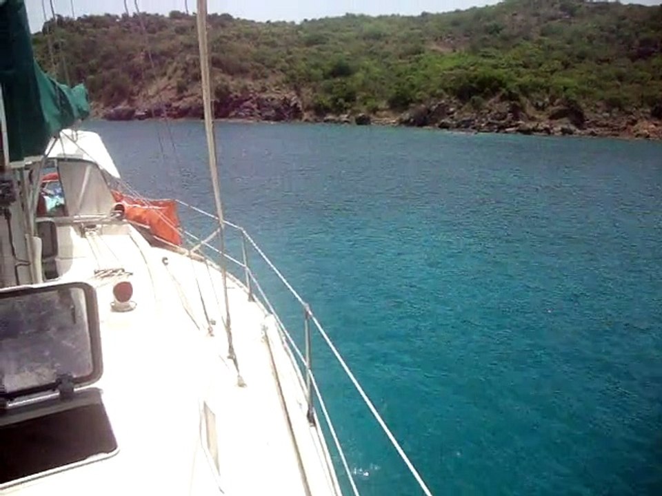 St-Barthelemy, Rêve de au mouillage à anse Colombier