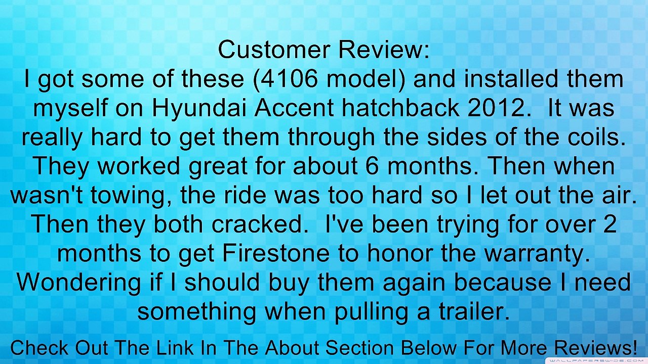 Firestone W237604108 Coil-Rite Kit Review