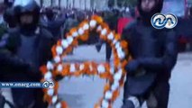 تشييع جنازة أمين الشرطة بالأمن الوطني بمسقط رأسه في الفيوم