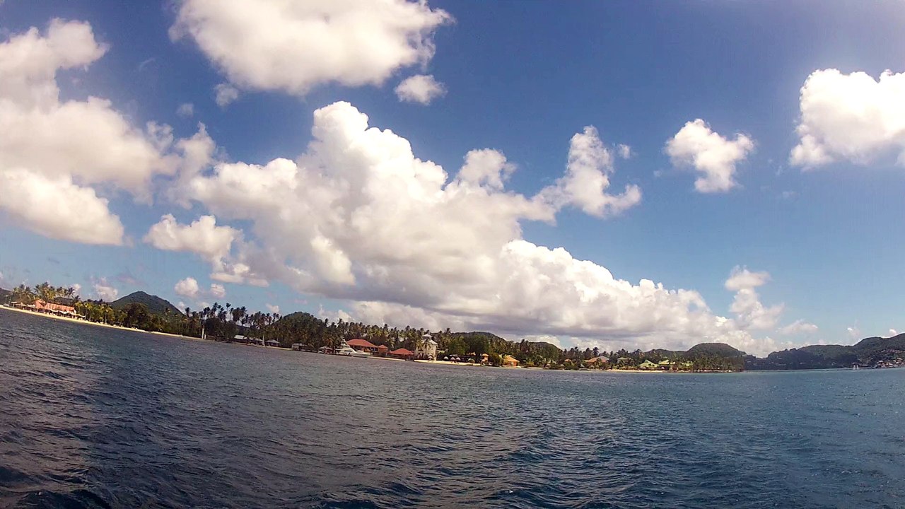 Navigation, Martinique, St-Anne et le club med