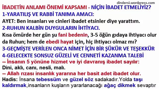 9.sınıf 2.ünite Temizlik ve İbadet dindersi.wordpress.com