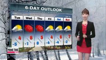 Warmer winter temps to set in Tuesday afternoon