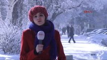 Erzurum Soğuk Hava Hayatı Olumsuz Etkilemeye Devam Ediyor