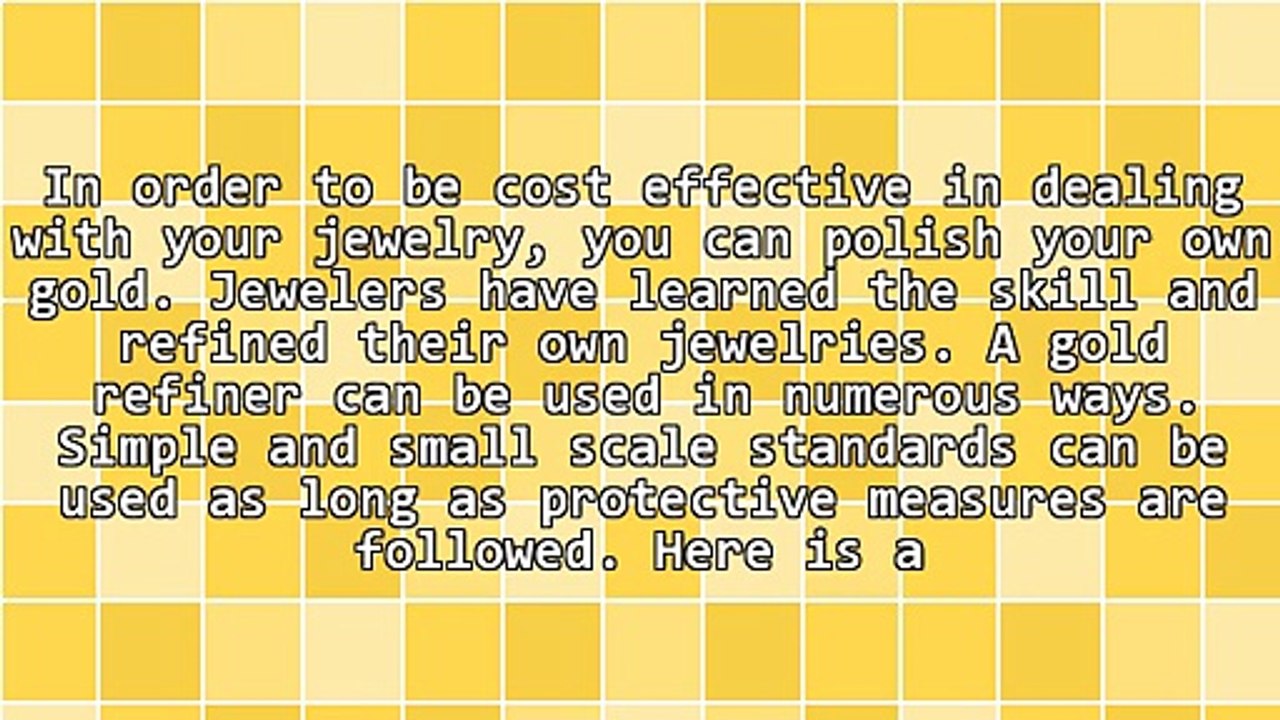 The Secret To Using A Gold Refiner