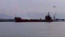 İskenderun Limanı'ndaki Gemi Yangını