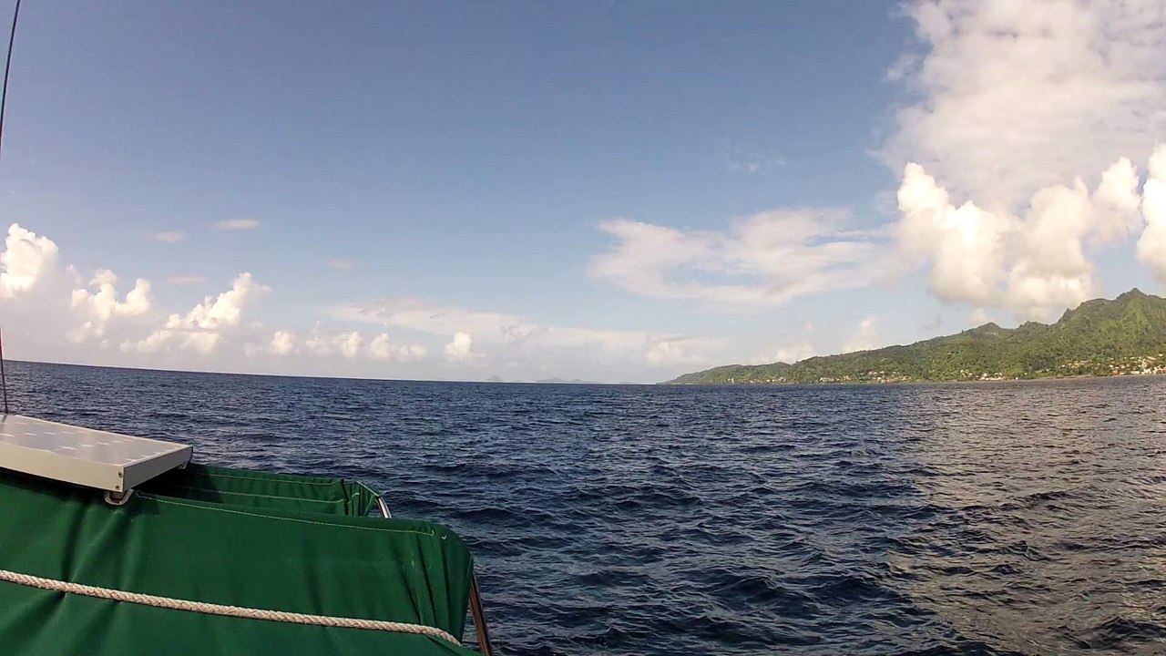 Navigation, Trinidad, arriver gorge du dragon 1