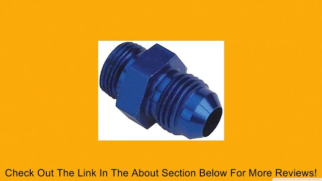Earl's 991942 Blue Anodized Aluminum -6 AN Male to 9/16 -24 Male Carburetor Adapter Review