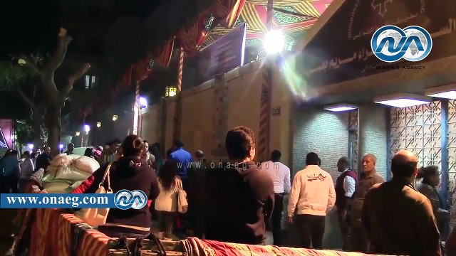 بالفيديو.. توافد الأقباط على كنيسة العذراء مريم بشبرا للإحتفال بليلة رأس السنة‎