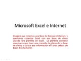 Macros para Conectar Excel con una Base de Datos de Internet