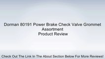 Dorman 80191 Power Brake Check Valve Grommet Assortment Review