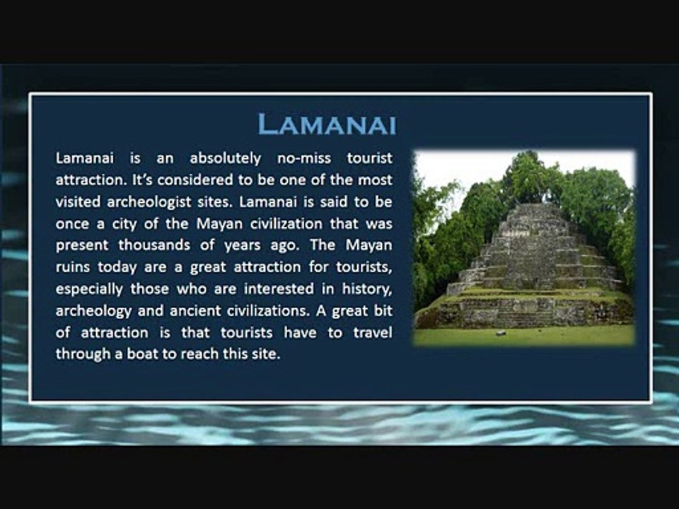 Breathtakingly Beautiful Tourist Destinations in Belize.