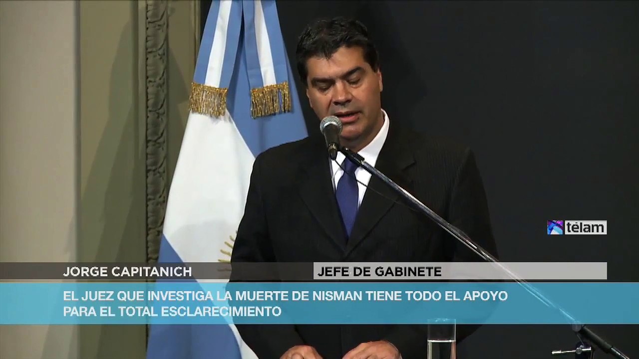 El gobierno de Argentina ofrece apoyo para aclarar la muerte de Alberto Nisman