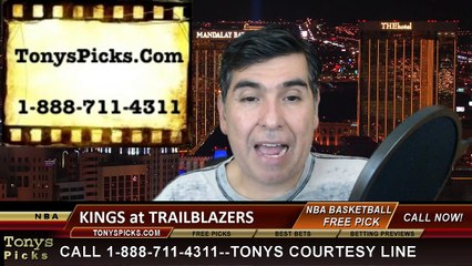 Télécharger la video: Portland Trailblazers vs. Sacramento Kings Free Pick Prediction NBA Pro Basketball Odds Preview 1-19-2015