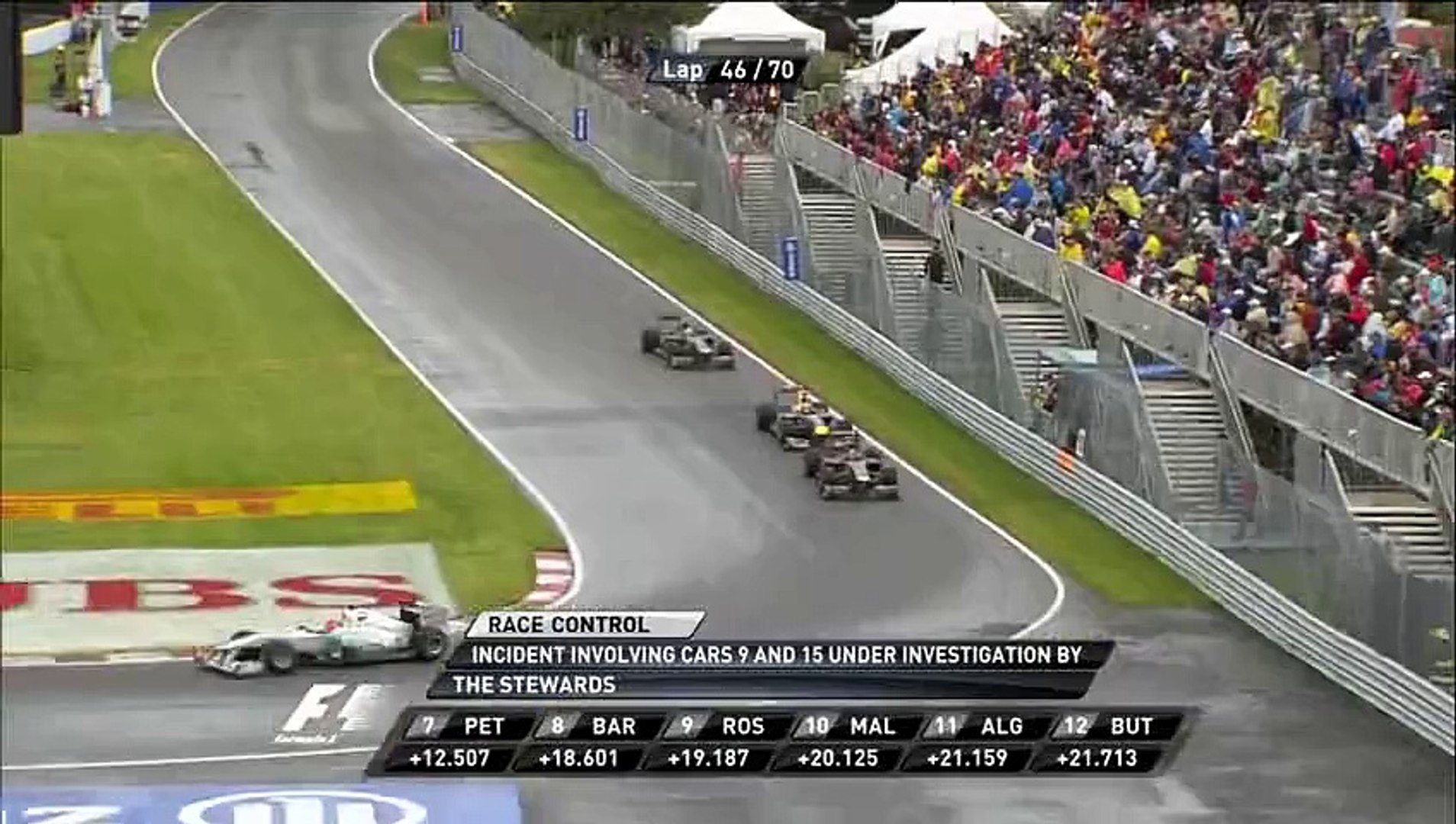 canada 2011 f1 highlights