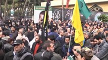 Hizbullah Aracına Saldırıda Ölen Mugniye'nin Cenazesi