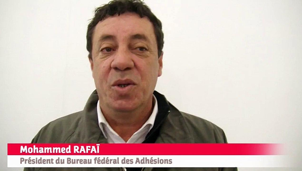 Mohammed Rafaï au séminaire des secrétaires et trésoriers de section