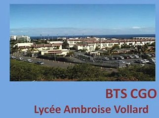 Présentation du BTS CGO lycée Ambroise Vollard