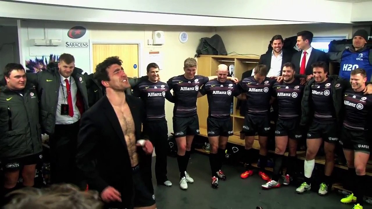 Saracens : Kelly Brown chante Alerte à Malibu pour son 100e match