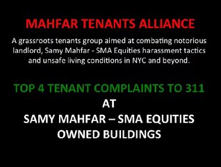 Top Tenant Complaints Samy Mahfar SMA Equities