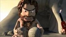 Funny Caveman Doing stupid avoidnes animation short 3D flim