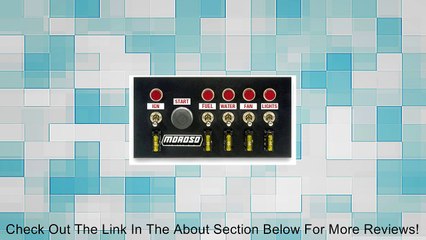 Moroso 74131 Drag Race Switch Panel Review