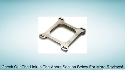 Moroso 65030 5 Deg. Carb Wedge Plate Review