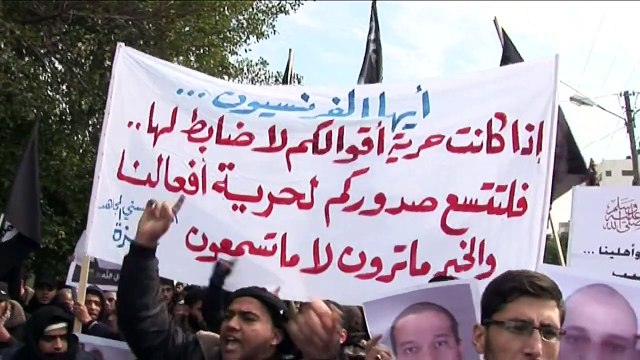 تظاهرات ضخمة ضد شارلي ايبدو في مختلف انحاء العالم