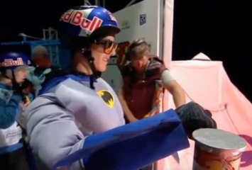 Batman double backflip with Jesper Tjäder