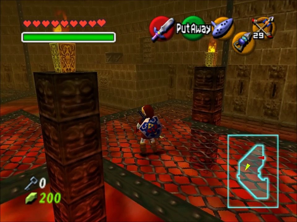 Legend of Zelda Ocarina of Time Master Quest - Part 22 - Fire Temple Confusion