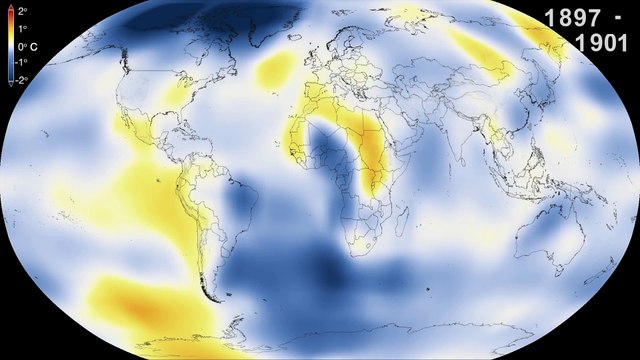 Vidéo : l'évolution du réchauffement climatique illustrée en 30 secondes