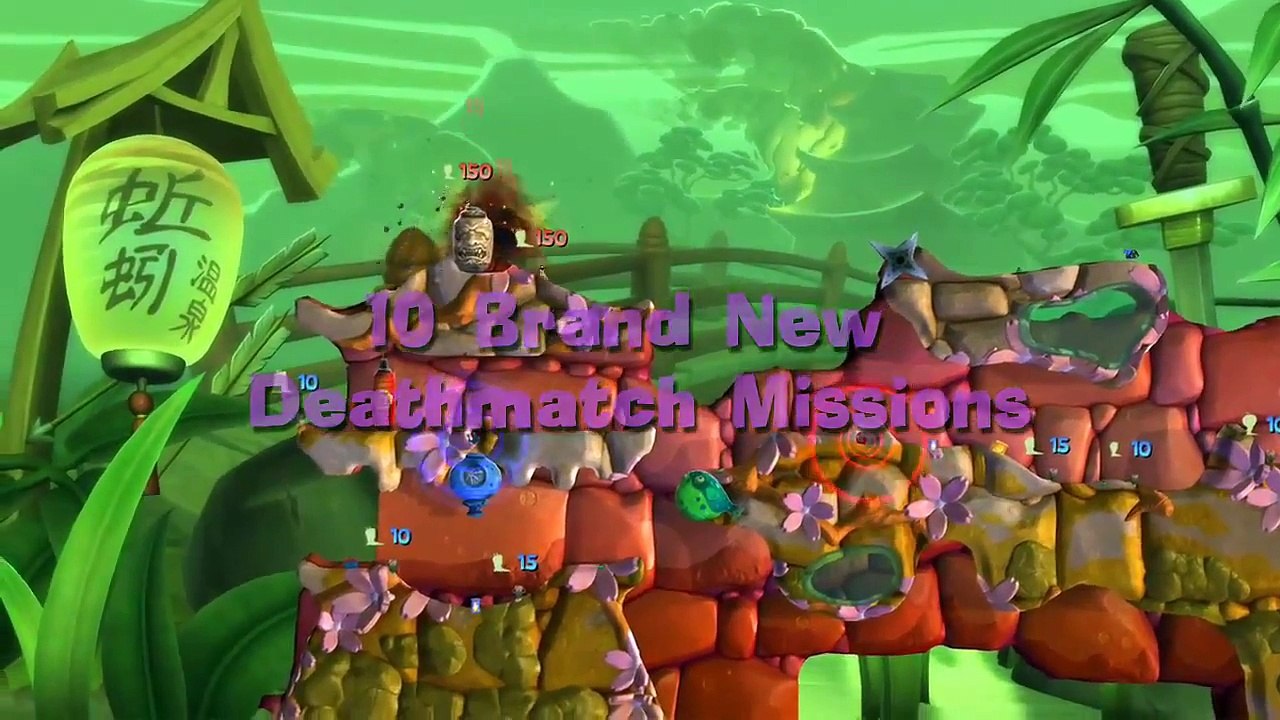 Worms Battlegrounds - Alien Invasion DLC Trailer - PS4