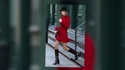 Taylor Swift adopte un look équestre à New York