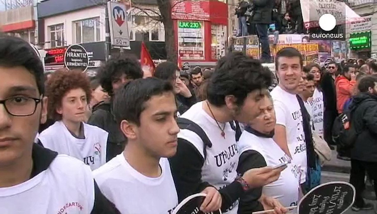 Istanbul: gedenken an ermordeten türkisch-armenischen journalisten hrant dink