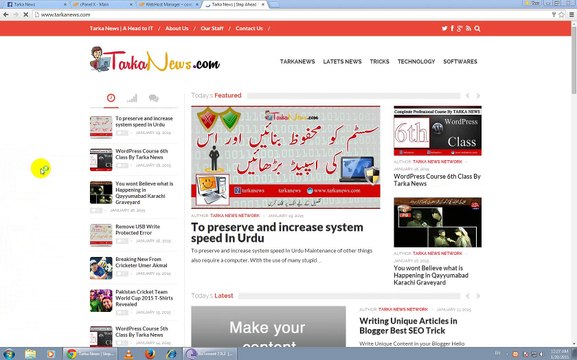 wordpress course 7th class by tarka news