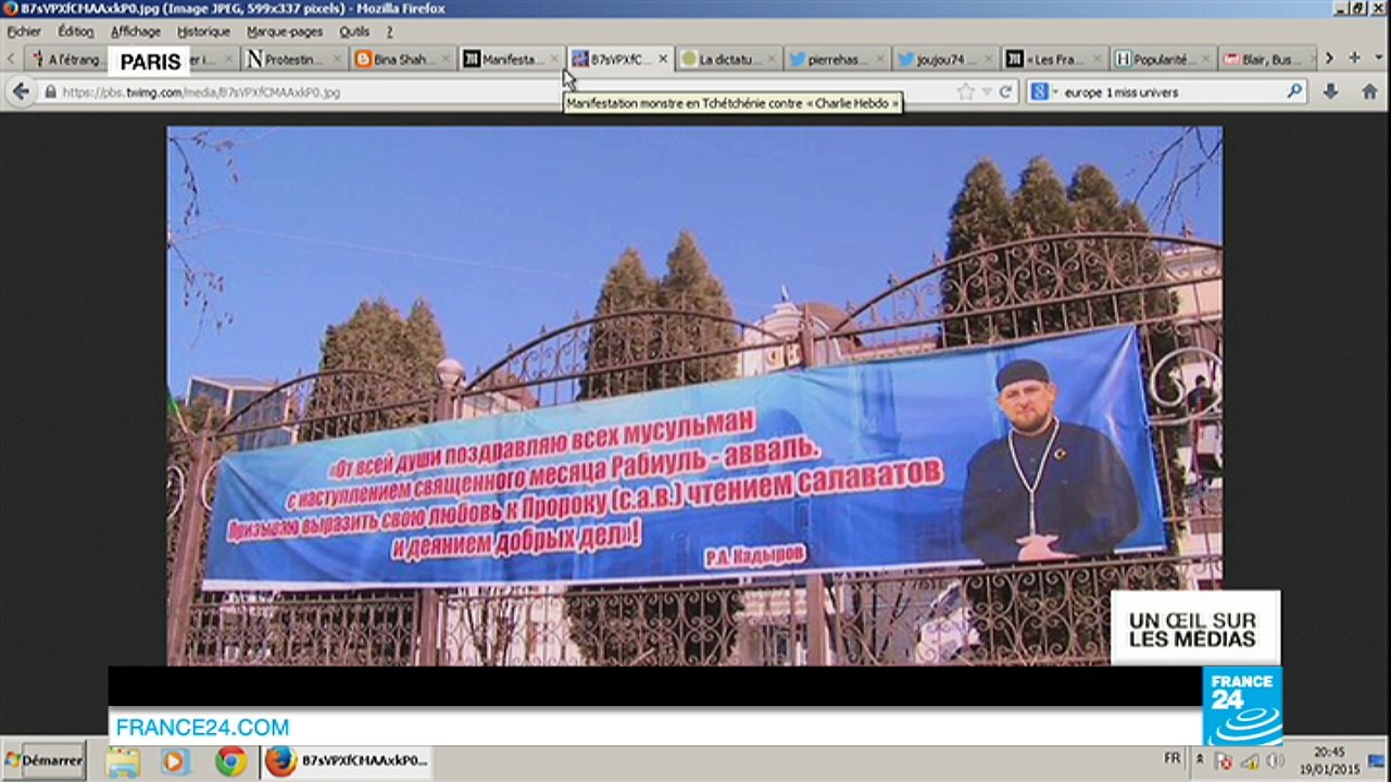 Manifestations contre Charlie