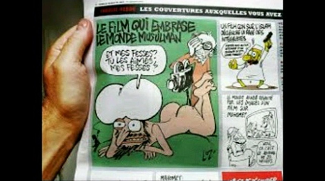 caricatures du journal  " charlie hebdo