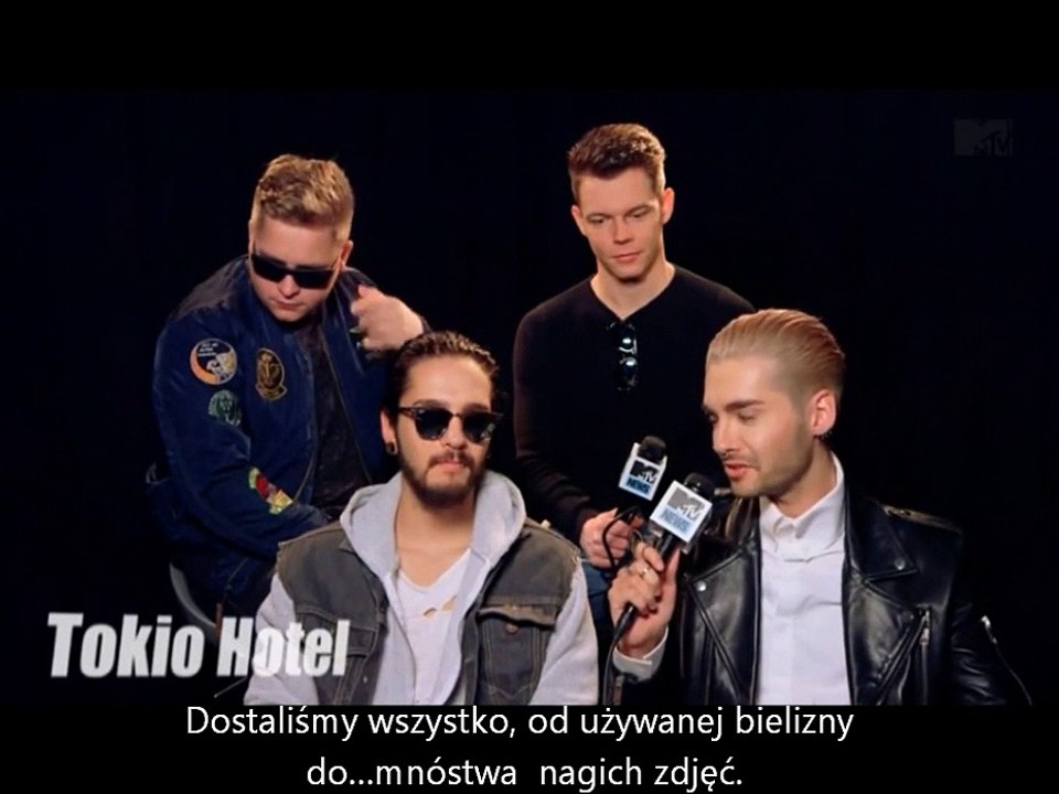 Tokio Hotel @MTV News (2015) - napisy PL