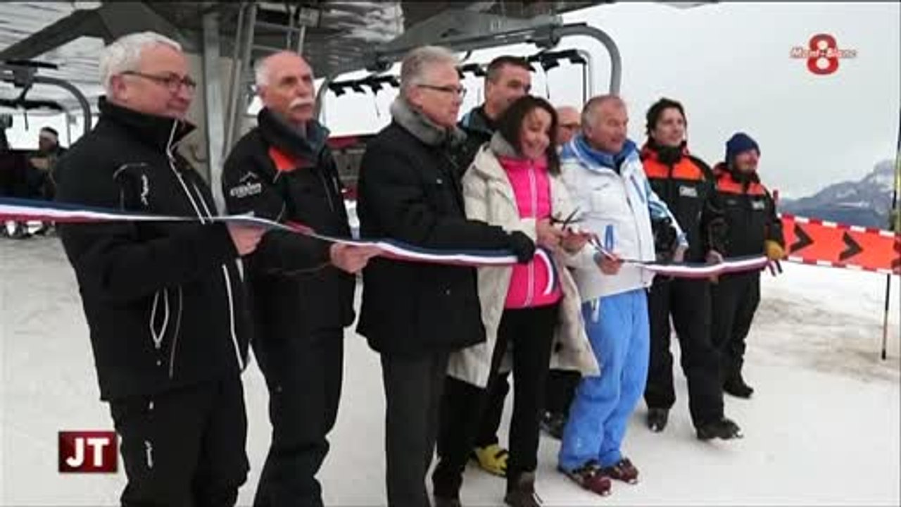 St-Gervais : Inauguration du télésiège et de la Folie douce