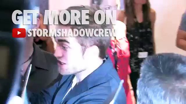 Robert Pattinson and Cosmopolis crew out of conference press room, Cannes 25/05/2012
