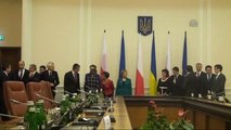 Poroşenko, Polonya Başbakanı Kopacz ile Bir Araya Geldi